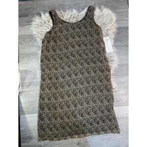 Amanda Lane women’s brown silk dress